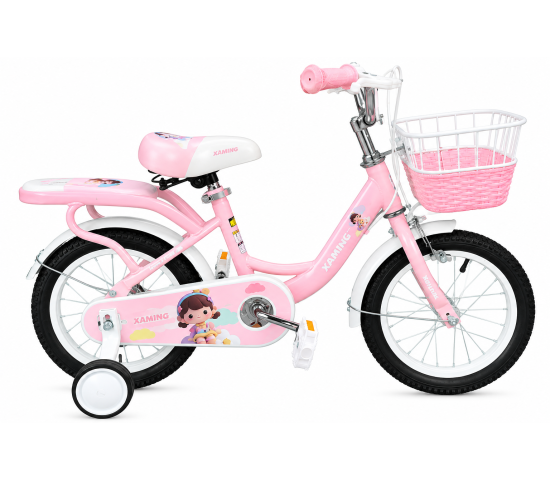 Xe đạp trẻ em Xaming 14 nữ 10plus bánh 14 inches