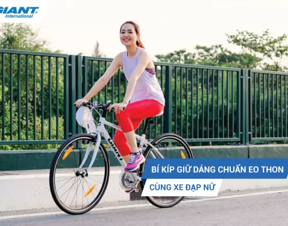 BÍ KÍP GIỮ DÁNG CHUẨN EO THON CÙNG XE ĐẠP NỮ ĐẸP