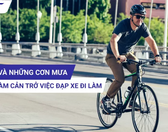 MỒ HÔI VÀ NHỮNG CƠN MƯA CHẲNG LÀM CẢN TRỞ VIỆC ĐẠP XE ĐI LÀM!
