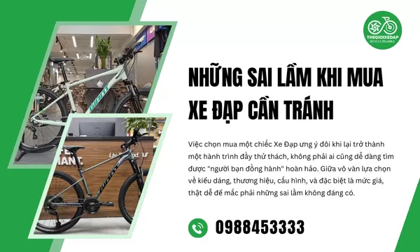 Những Sai Lầm Khi Mua Xe Đạp Cần Tránh
