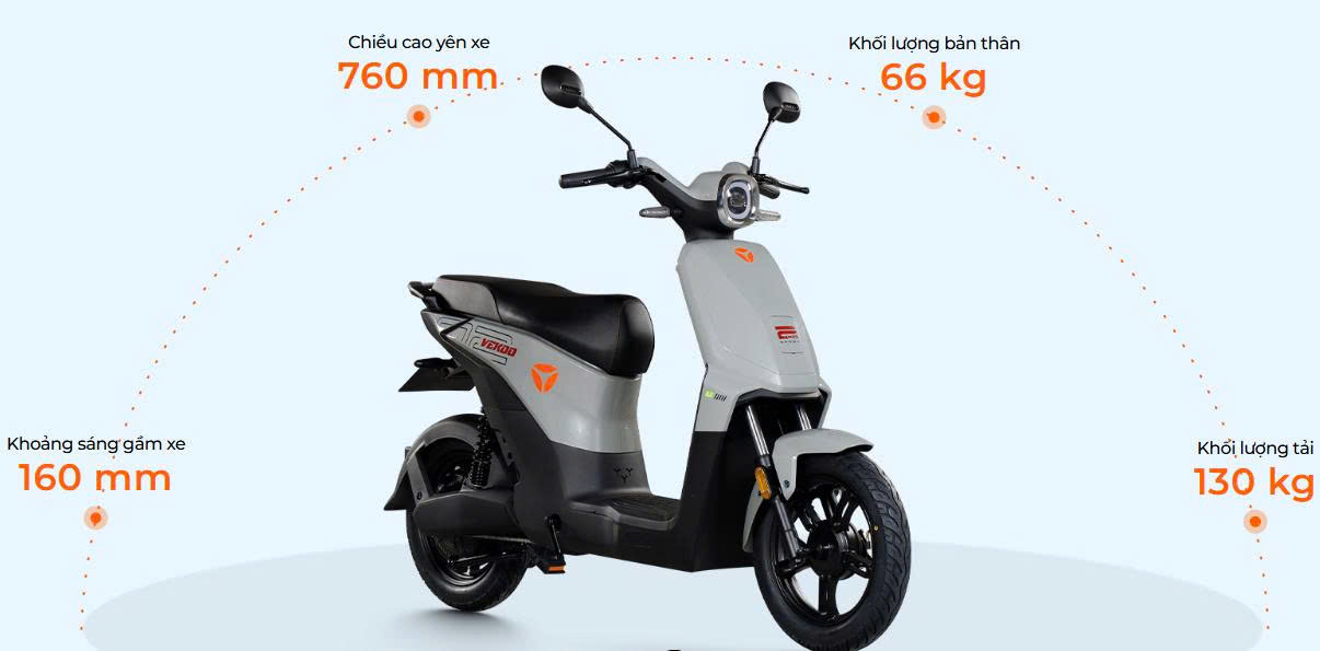 Xe điện Yadea Vekoo H
