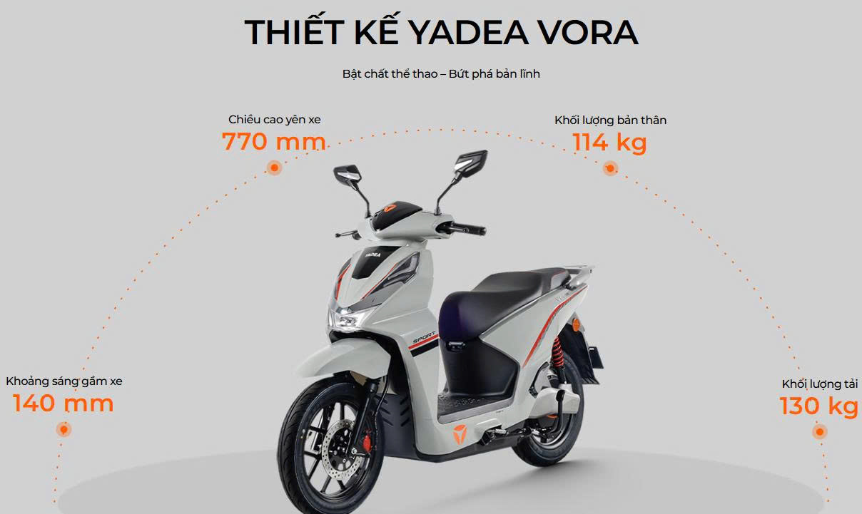 Xe điện Yadea Vora P